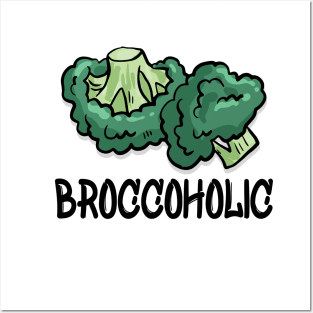 Vegan - Broccoholic Posters and Art